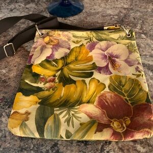 Mauricio Taiuti Floral Leather Crossbody